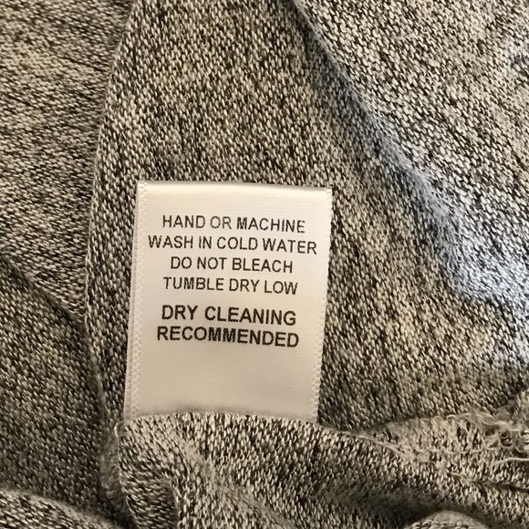 Hye Park And Lune Gray Side Split Tunic Sweater - Picture 10 of 10